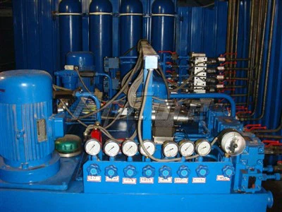 Système hydraulique du four à arc électrique